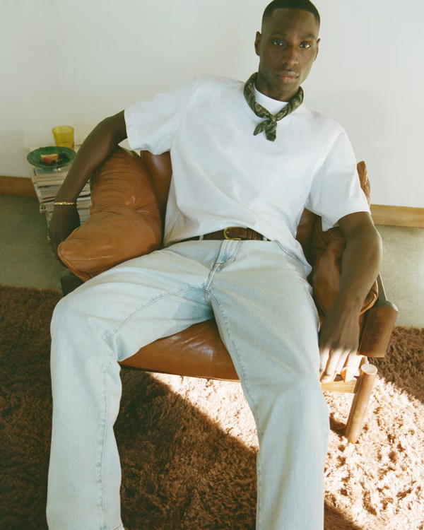 Premium Heavyweight Cropped Tee | Abercrombie & Fitch (US)