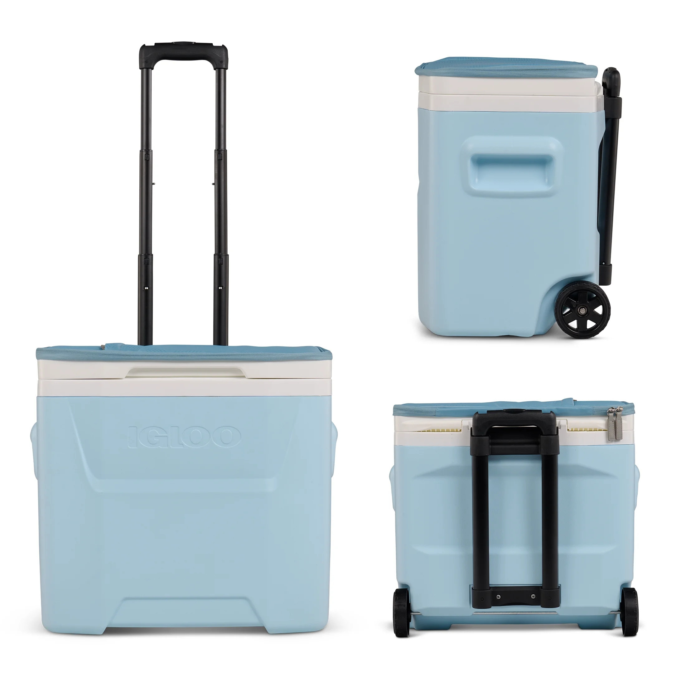 Igloo 28 QT Laguna for Her Soft Top Cooler with Wheels, Powder Blue - Walmart.com | Walmart (US)