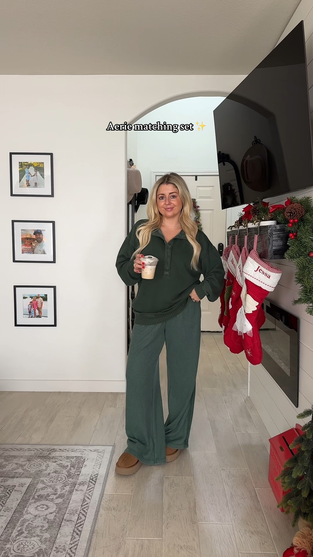 OOTD 
Aerie matching set small
Uggs tts
Gift idea 
Comfy outfit 

#LTKFindsUnder50 #LTKootd #LTKFindsUnder100