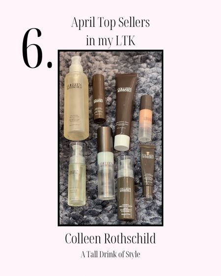 Most popular in my LTK shop in April
Colleen Rothschild skincare

Beauty, mature skin, skincare, highlighter, lip mask, bum bum cream, blush, gift sets, cream eye shadow, cream blush, lip gloss, lipstick, hand cream, sunscreen, makeup erasers, perfume, beauty blender, lipstick, lip set, Haircare, nail polish

#LTKover40 #LTKbeauty #LTKfindsunder100