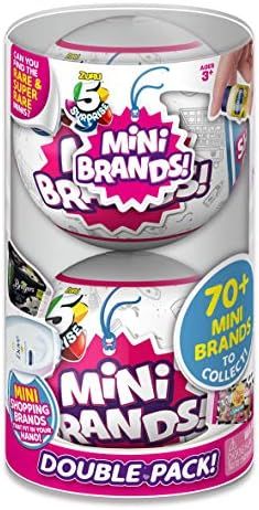 5 Surprise Mini Brands Mystery Capsule Real Miniature Brands Collectible Toy (2 Pack) (PVC Tube P... | Amazon (US)