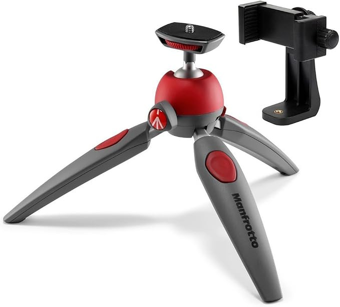 Manfrotto MTPIXIEVO PIXI EVO 2 Section Mini Tripod with A Bonus ZAYKiR Universal Smartphone Tripo... | Amazon (US)