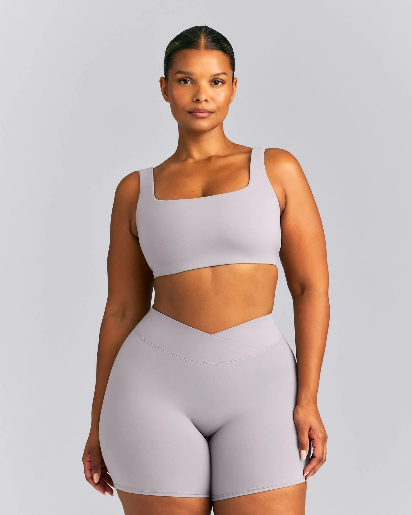 SoftMotion\u2122 Soft Square Neck Sports Bra New Branding 
 Zinc Gray | Oner Active (UK / US)