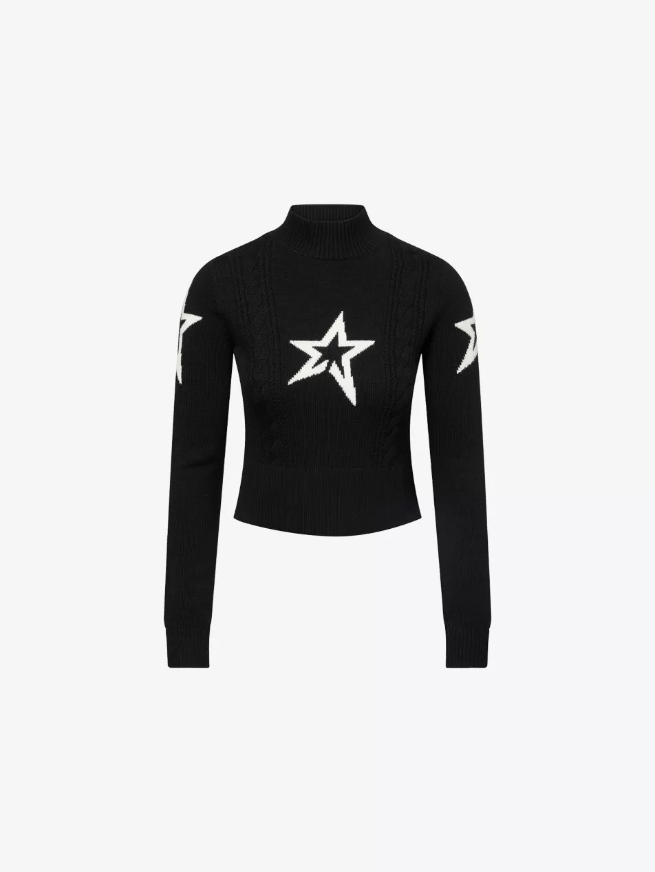 Cable Star-Pattern Merino-Wool Jumper | Selfridges