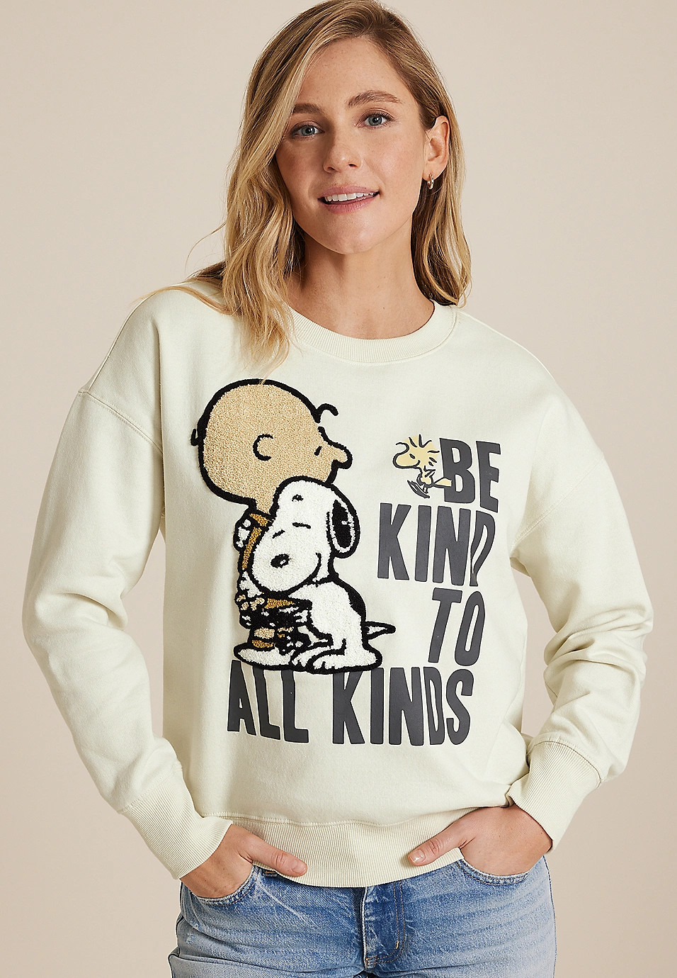 Be Kind To All Kinds Relaxed Fit Sweatshirt | Maurices