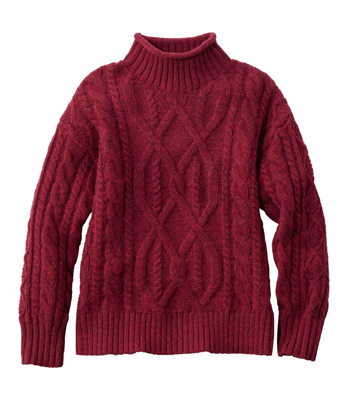 Women's 1912 Heritage Wool Blend Mockneck Sweater | L.L. Bean