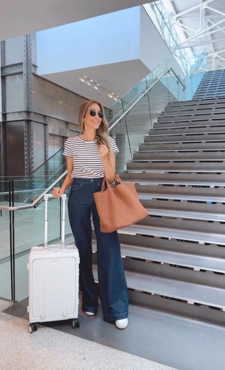 Airport outfit!
Casual chic and comfortable outfit for travel. Everything is true to size.

#LTKTravel #LTKStyleTip #LTKOver40