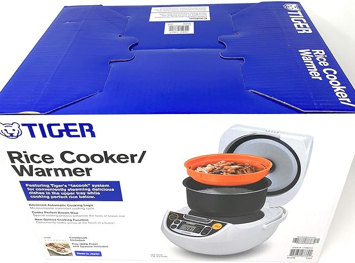 Tiger 5.5-Cup Micom Rice Cooker & Warmer & Steamer | Amazon (US)