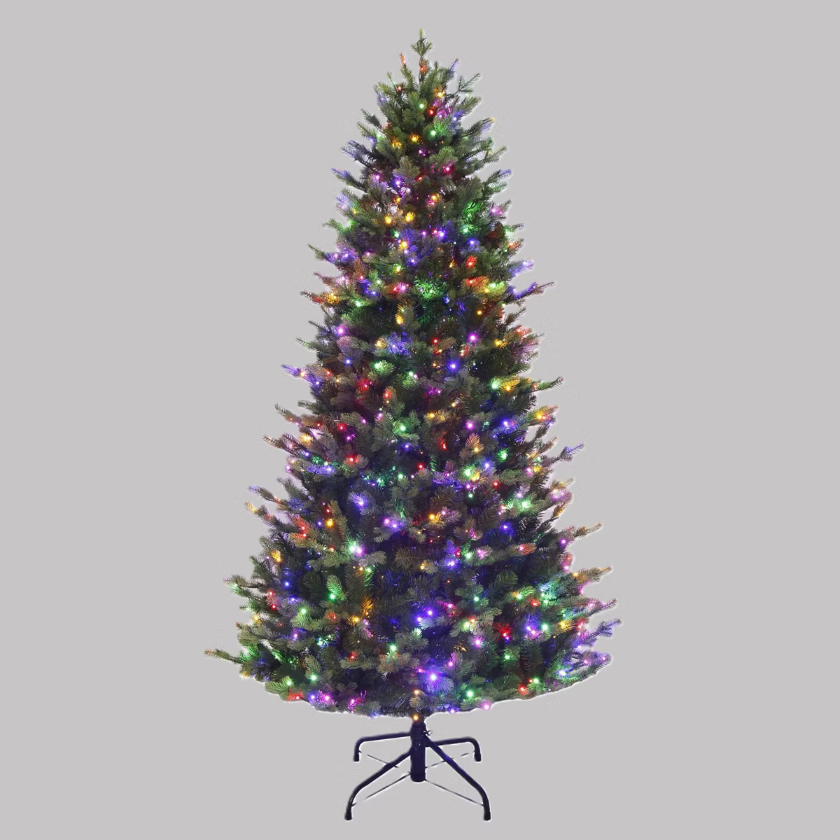 Aurio Pre-lit Noble Fir Artificial Christmas Tree with Customizable LED Lights | Target