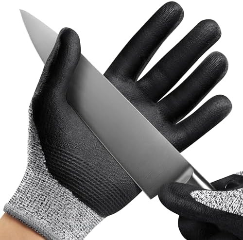 NoCry Professional Cut Resistant Work Gloves for Men and Women with Firm Grip and Waterproof Palm... | Amazon (US)