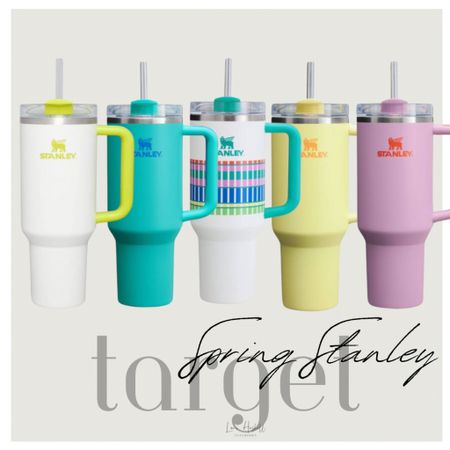 The new spring Stanley Collection!!

Stanley 
Water bottle 
Target 

#LTKstyletip #LTKfamily #LTKover40