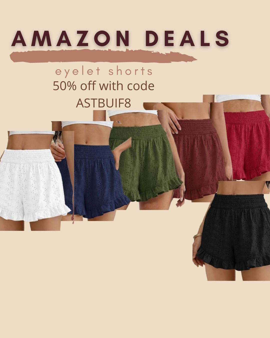 $10 ends 2/8

Amazon fashion
Amazon deals
Eyelet shorts
Beach shorts


#LTKSaleAlert