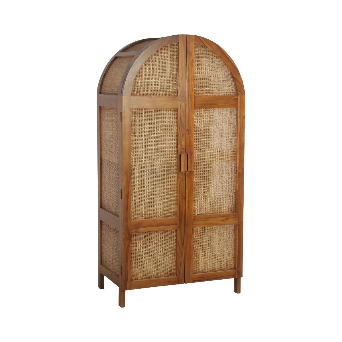 Lemari Teak and Cane Wardrobe | France and Son