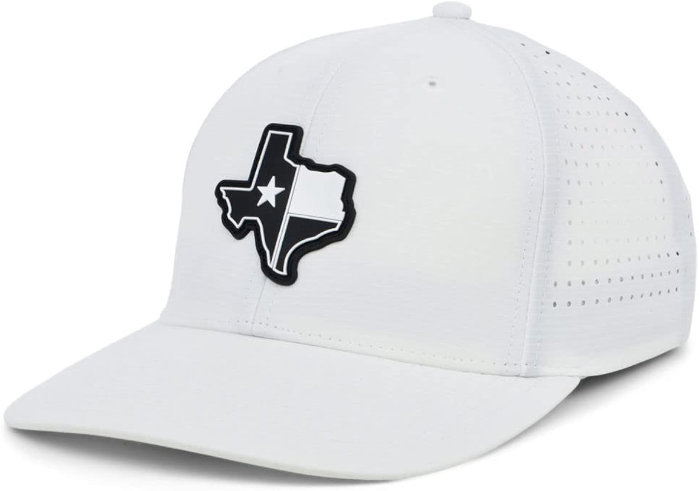 Local Crowns Texas State Patch Cap, Snapback Hat for Men and Women, Texas Flag Hat White | Amazon (US)