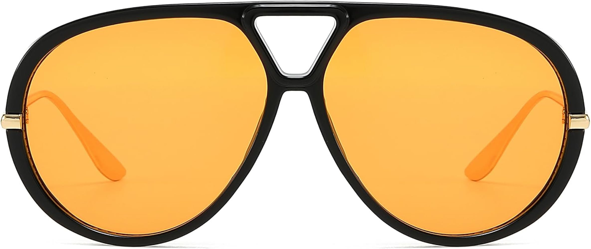 OSAGAMA Trendy Oversized Aviator Sunglasses for Women Men Luxury Vintage Shades Retro Metal Sungl... | Amazon (US)