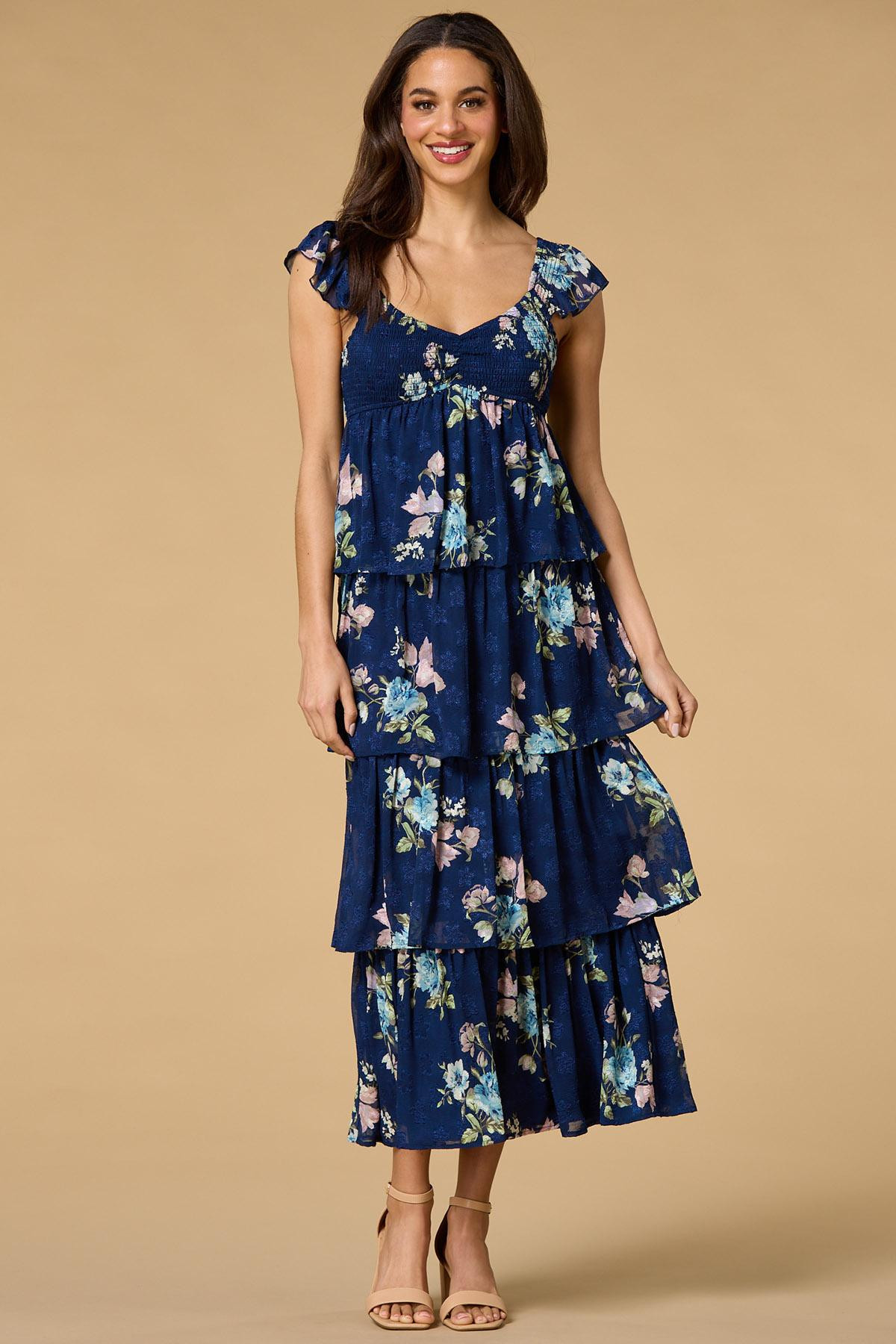 midnight romance maxi dress | Versona