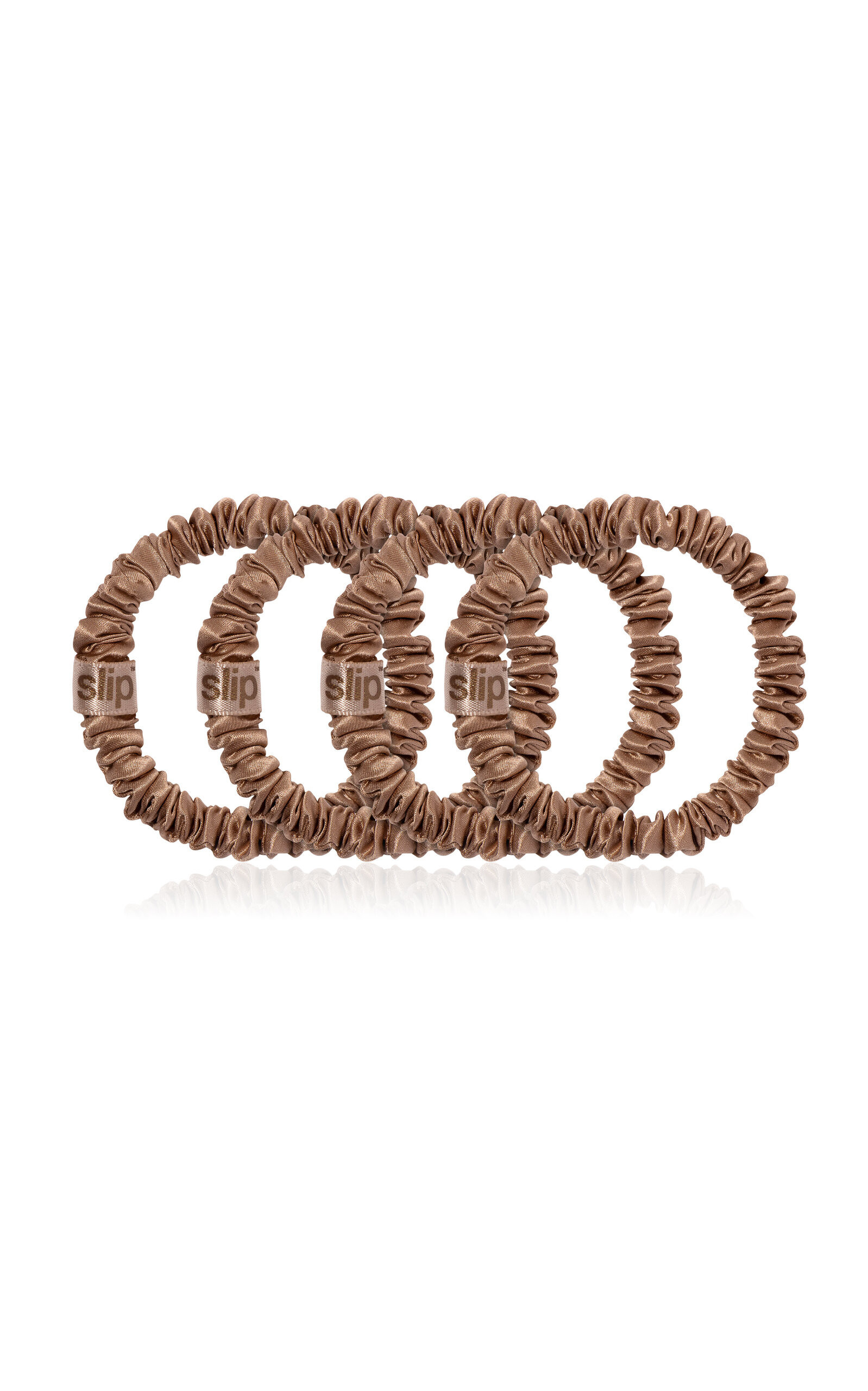 Slip Set-of-Four Silk Back to Basics Skinny Scrunchies - Moda Operandi | Moda Operandi (Global)