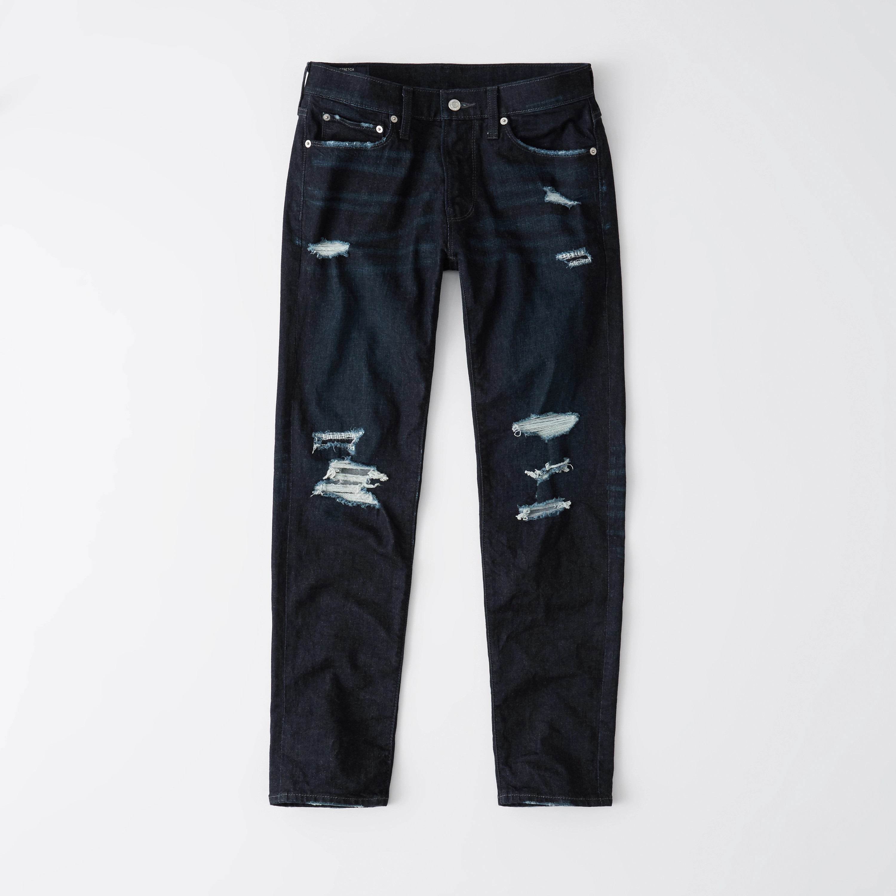 Ripped Skinny Taper Jeans | Abercrombie & Fitch (US)