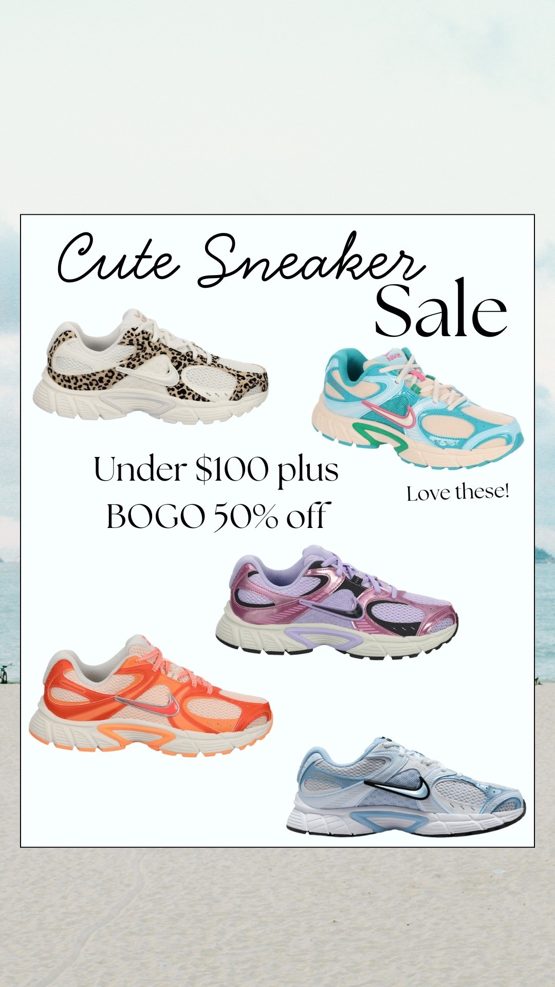 Cute Nikes for under $100 PLUS they are BOGO 50% off! 🙌🏼

#LTKActive #LTKfitnessgoals