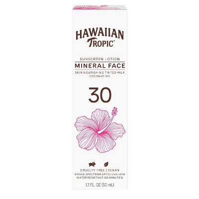 Hawaiian Tropic Mineral Sun Milk Tint Face - SPF 30 - 1.7 fl oz | Target