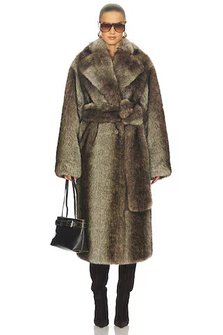 Nuria Coat in Grey | Revolve Clothing (Global)