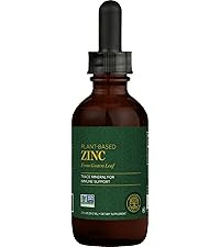 Global Healing USDA Organic Zinc Supplements Liquid - Pure Vitamin Drops for Immune System Boost,... | Amazon (US)