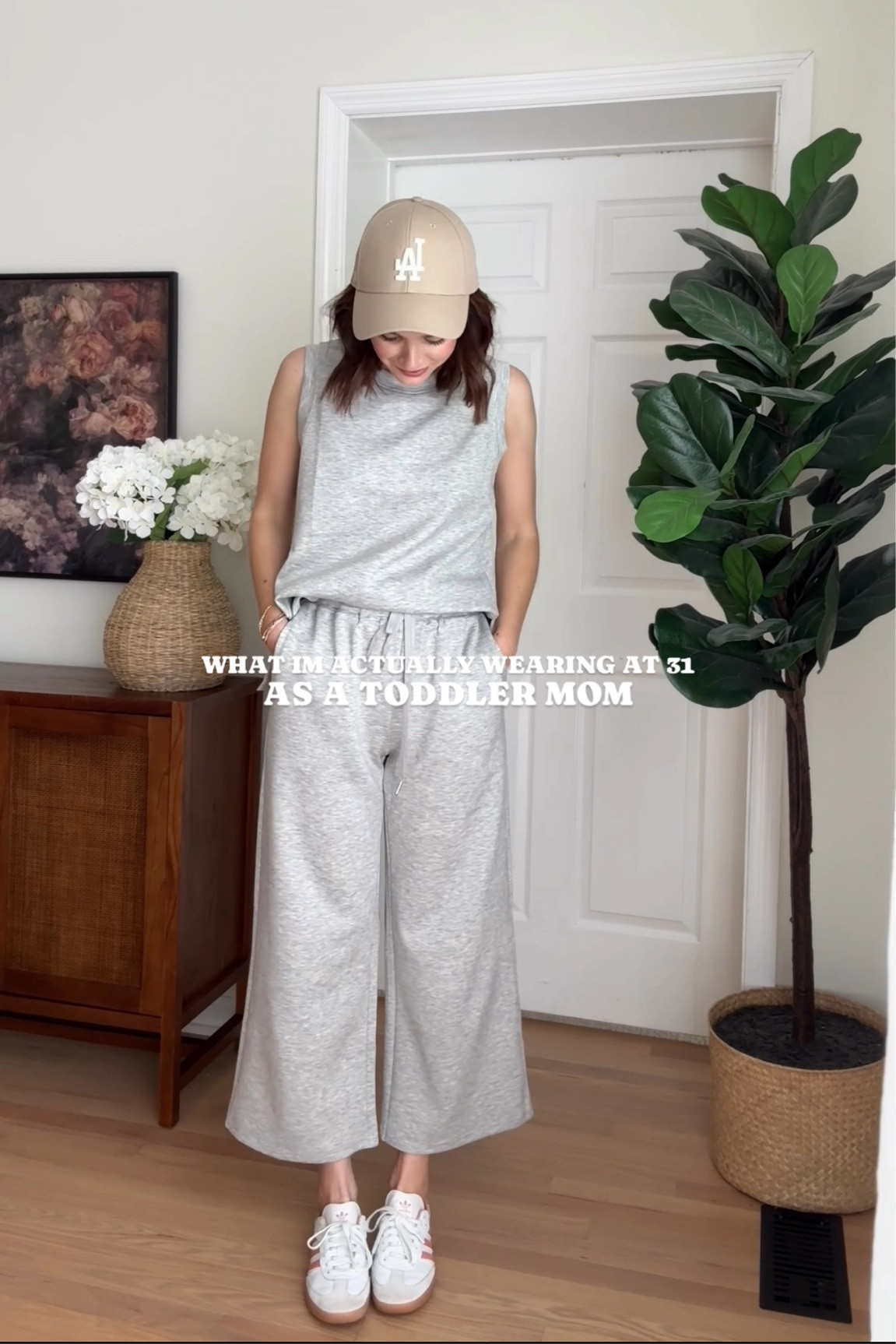 Gray two piece set : wearing s
Tan hat // tan baseball hat 
Charm necklace : sand & stone creations
Belt bag : FAWN (use code HALLIE15 to save)


mom style // mom outfit // sahm outfit // comfy clothes // summer style // summer outfit // travel outfit 

#LTKSeasonal #LTKStyleTip #LTKFindsUnder50