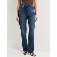 Levi'S Ribcage Full Length - Navy | Very (UK)