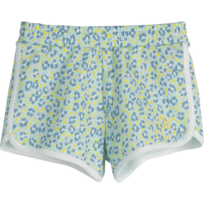 Nicki Shorts, Mint Leopard | Maisonette