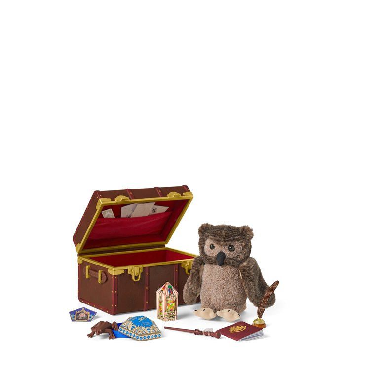 Harry Potter 18-Inch Doll Hogwarts Playset With Plush Owl, Wand, Train Ticket, And Inkwell, For A... | Walmart (US)