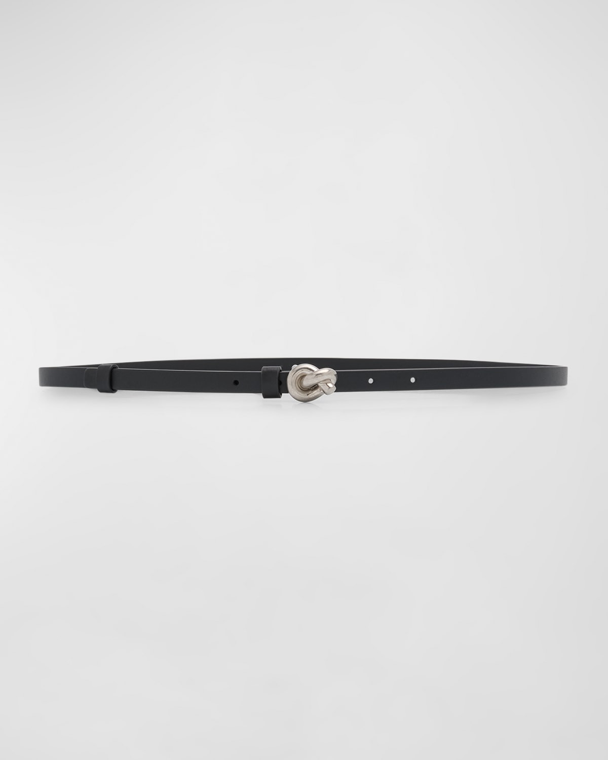 Knot Buckle Leather Belt | Neiman Marcus