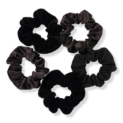 Black Satin Pony Tail Scrunchies | Ulta