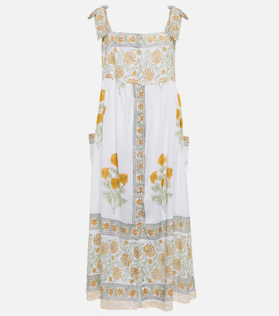 Floral cotton midi dress | Mytheresa (US/CA)