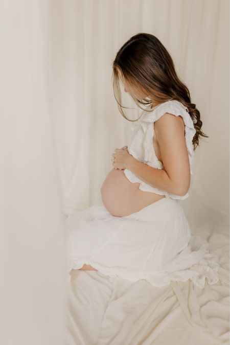 loved this set for maternity photos, wearing a small 

#LTKbump
