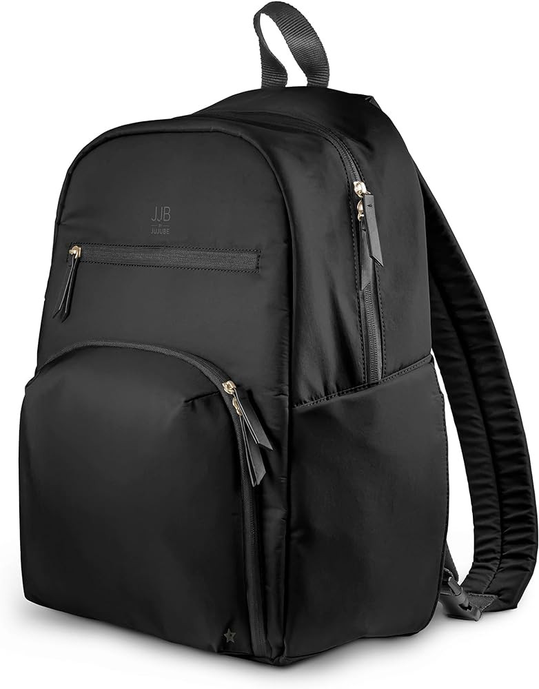 JuJuBe JJB New Deluxe Diaper Bag Backpack with Portable Changing Pad, Stroller Straps, Large Trav... | Amazon (US)