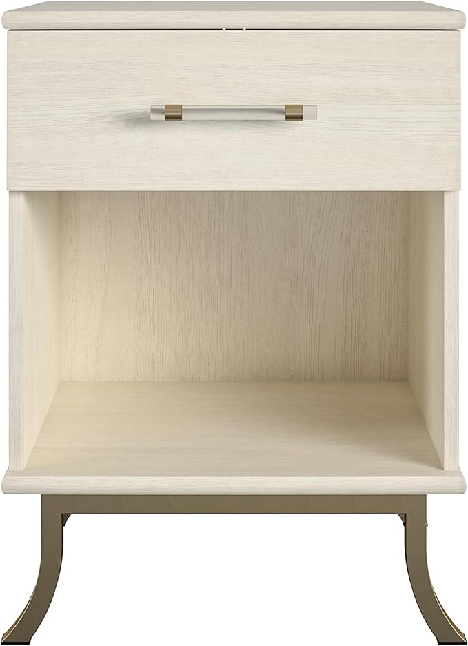 Little Seeds Monarch Hill Clementine White Nightstand, Ivory Oak | Amazon (US)