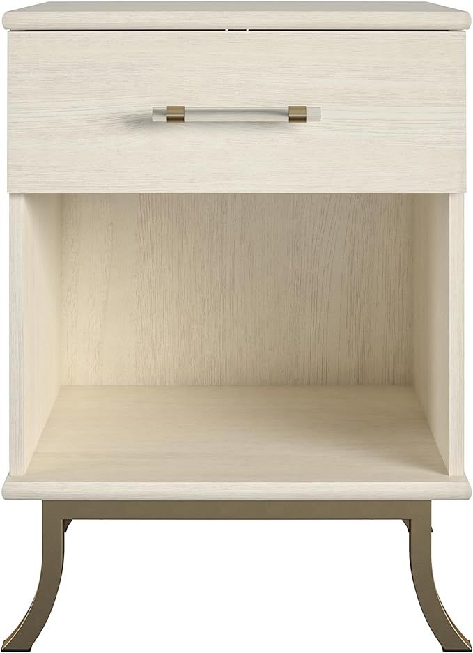 Little Seeds Monarch Hill Clementine White Nightstand, Ivory Oak | Amazon (US)