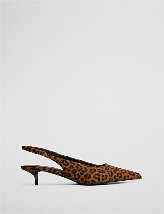 Country Road Vivian Leopard Heel | David Jones | David Jones (Australia & New Zealand)