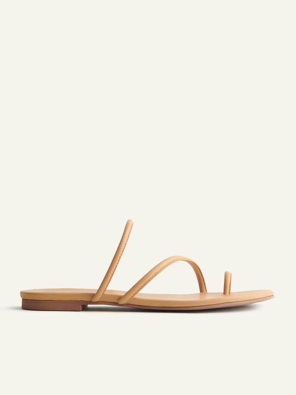 Ludo Toe Ring Strappy Flat Sandal | Reformation (Global)