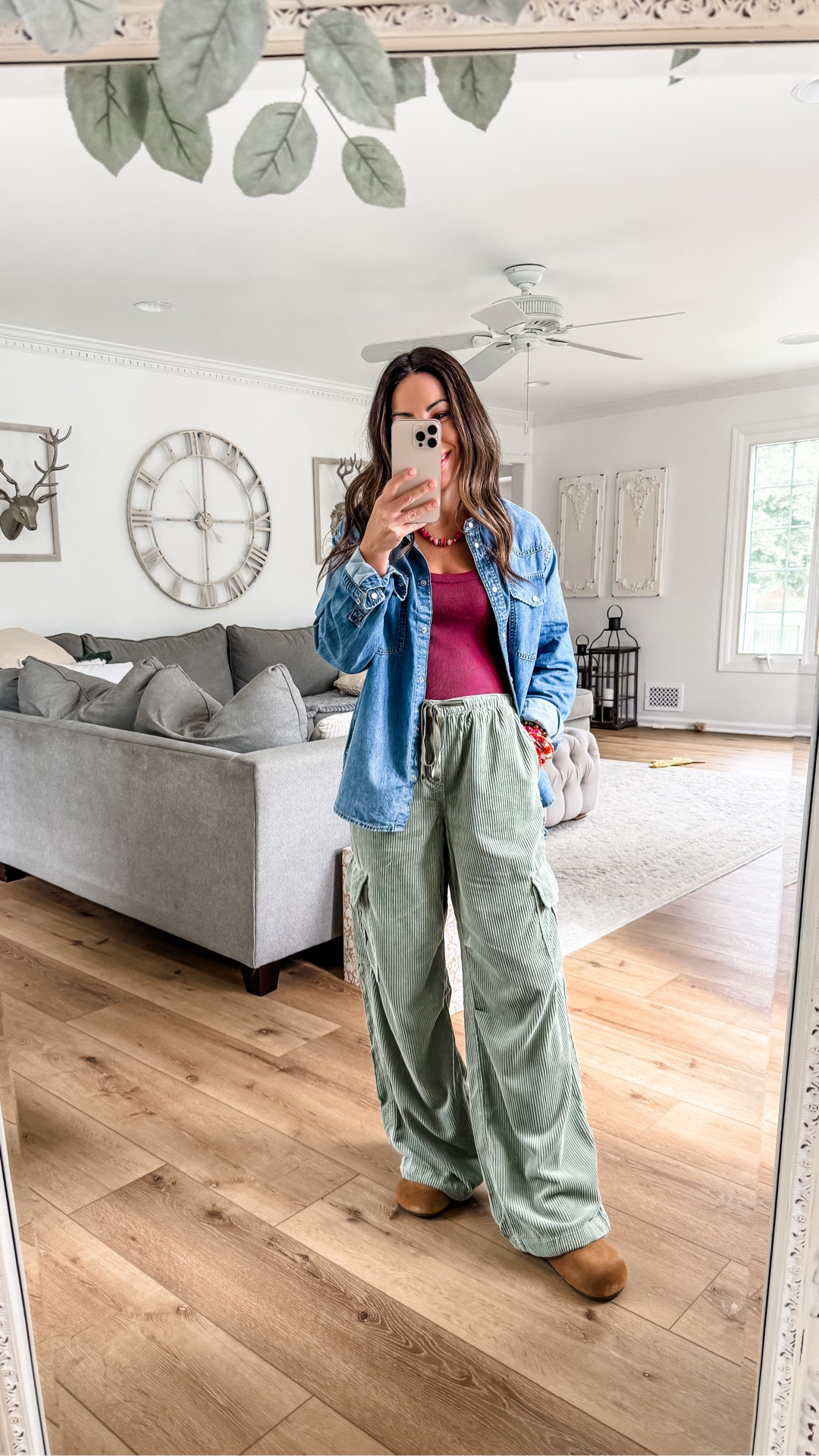 Code: AEFALL30. Cargo pants XS. Denim shirt small. Tank small. American Eagle. @ae #AEPartner #AEJeans

#LTKOver40 #LTKPetite #LTKSaleAlert