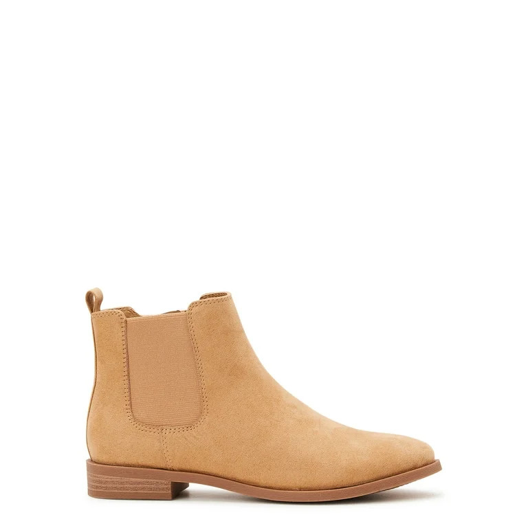 Time and Tru Women’s Core Chelsea Boot - Walmart.com | Walmart (US)