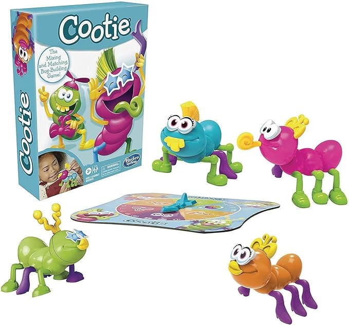 Hasbro Gaming COOTIE RF Board Game for 2-4 Players | Mixing and Matching Bug-Building Game | Ages... | Amazon (US)