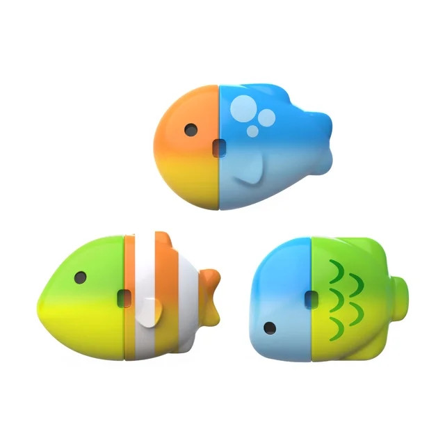 Munchkin® ColorMix Fish™ Color Changing Baby and Toddler Bath Toy, 3 Pack, Unisex | Walmart (US)