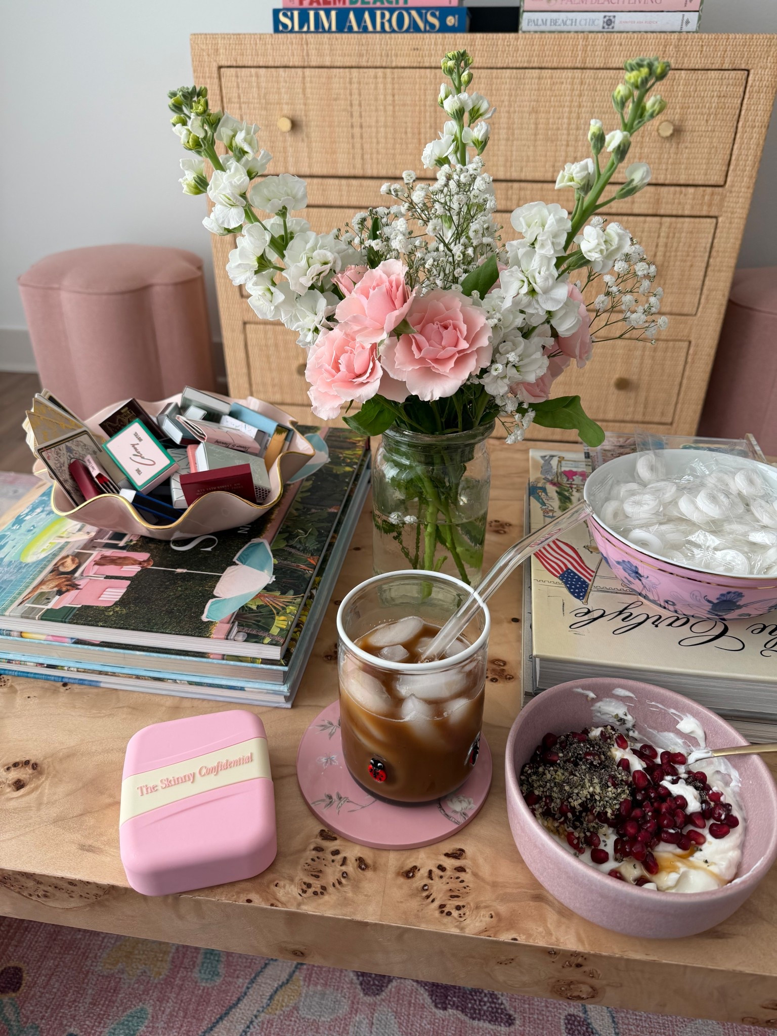 Morning lineup 💞🌸☕️ 

#LTKmorningroutine #LTKfoodie #LTKHome