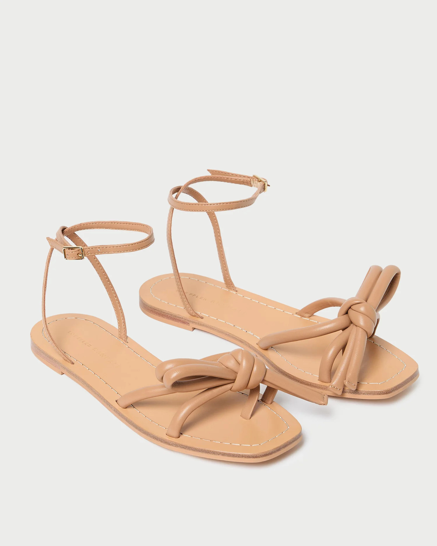 Henriette Dune Leather Bow Sandal | Loeffler Randall