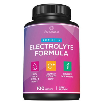 Premium Electrolyte Capsules – Support for Keto, Low Carb, Rehydration & Recovery - Includes Electrolyte Salts, Magnesium, Sodium, Potassium | Target