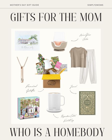 Do you know a mom who loves staying home and being cozy? Then don’t miss the great cozy Mother’s Day gift ideas to help mom relax and enjoy time at home. Choose from items like a stemless wine glass chiller, cozy knit set, puzzle, temperature control smart mug, journal, custom pendant necklace, home watercolor art, and a gourmet customizable gift box. 

#LTKGiftGuide #LTKfindsunder100 #LTKstyletip