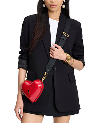 kate spade new york Key to My Heart Patent 3D Mini Crossbody  - Macy's | Macy's