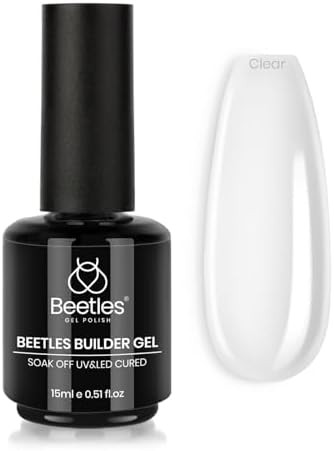 Beetles Builder Gel for Nails,0.51 oz 8 in 1 Strengthening Nails Enhancement Building Apex for Be... | Amazon (US)