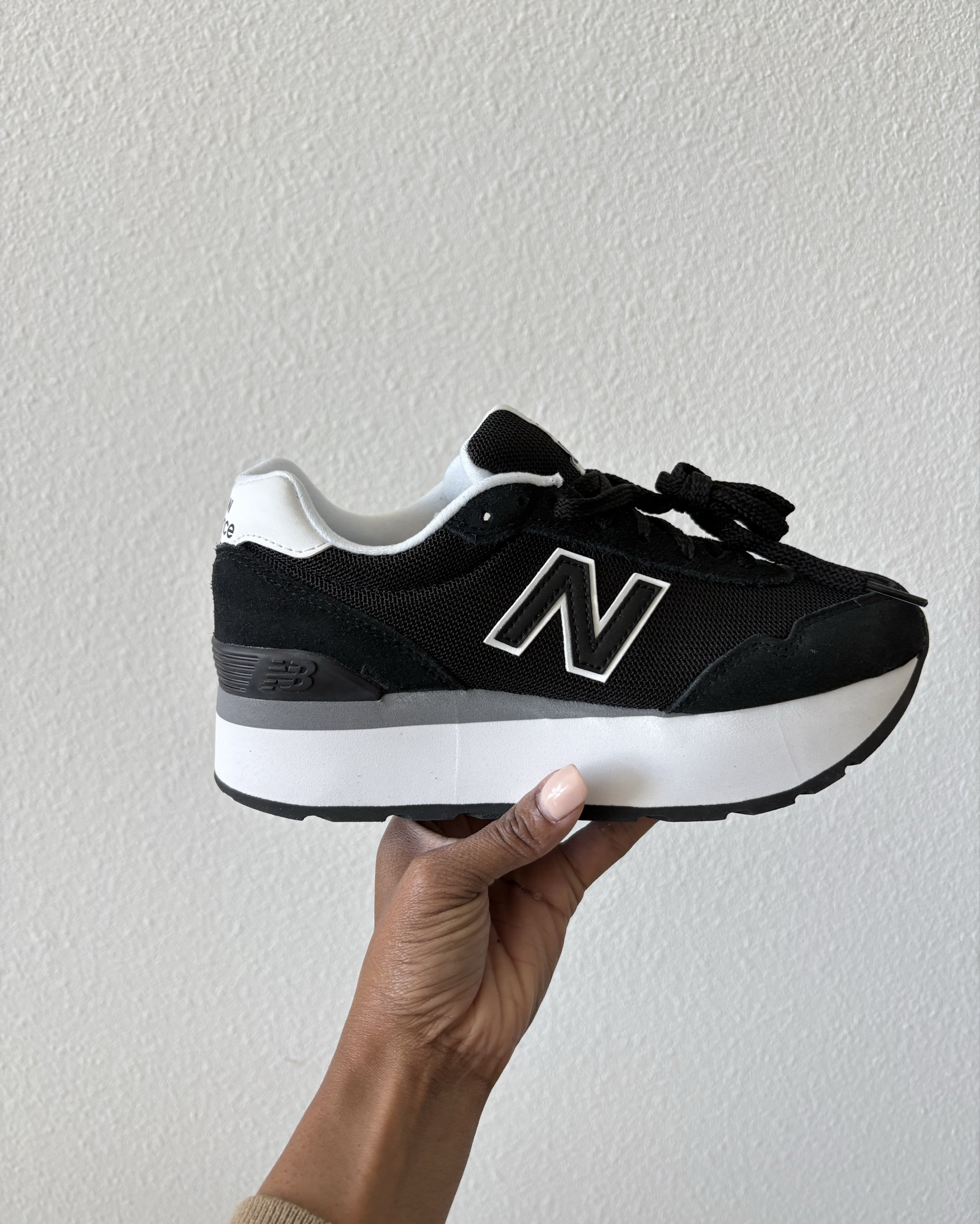 Platform please. Love these comfy and airy shoes from @newbalance. This is there 515H Platform sneaker and I’m here for it. They literally feel like you’re walking on air. Light as a feather. They come in three colors. I purchased the black but they have grey and white/cream. Size 7.5
@dsw
#dsw #newbalance #casual #sneakerrs

#LTKShoeCrush #LTKFindsUnder100